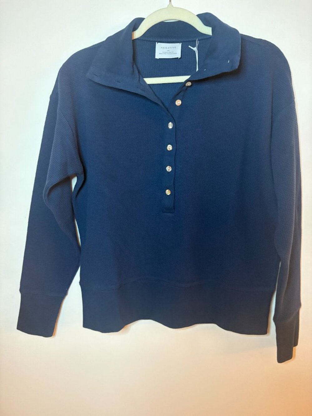 Negative | NWT | Waffle Knit Pullover, Size: M - Picture 7 of 15